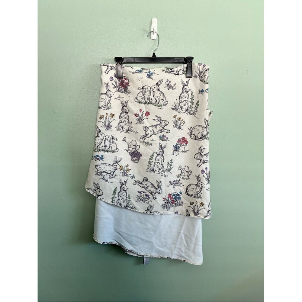 Tabitha Webb Easter Bunny Floral Colorful 60”x104” Oblong Tablecloth
